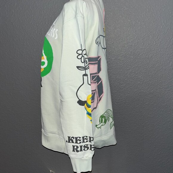 ZARA BUILD YOUR OWN PARADISE Artsy Graphic Men's Sweatshirt "As seen on TV" M - Picture 5 of 15